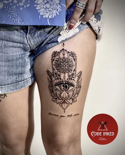 Code inked tattoo
