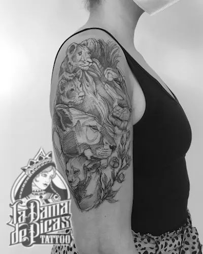 La dama de picas tattoo