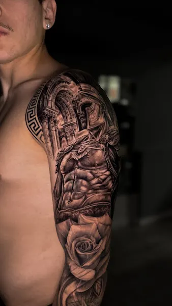 Fine Line Art Tattoo