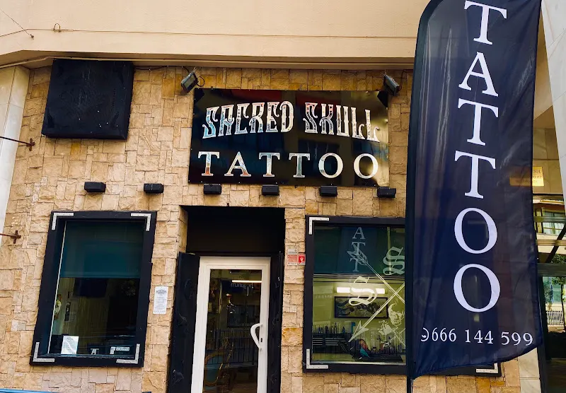 SACRED SKULL TATTOO STUDIO.