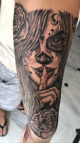 Art monkey tattoo